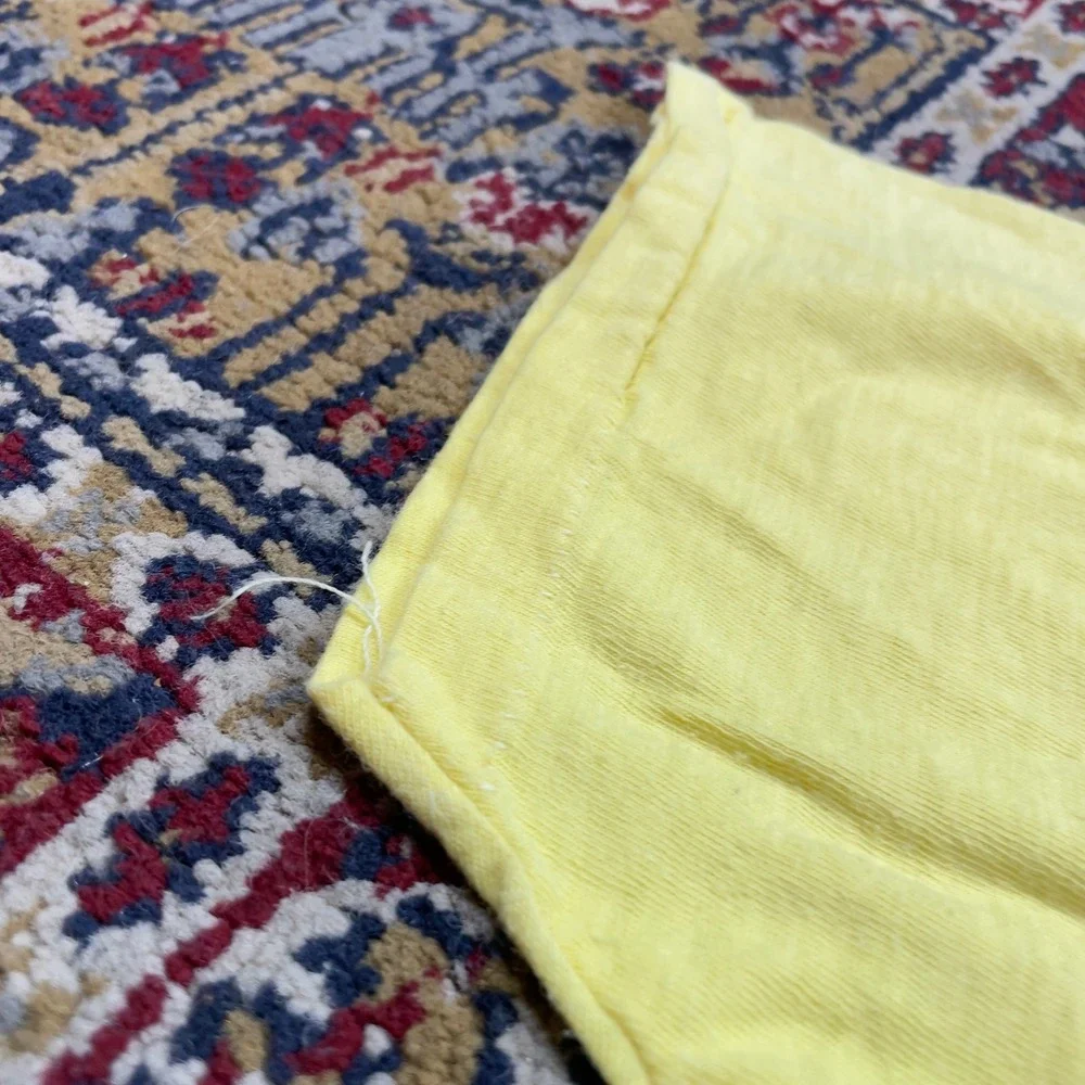 VTG Rare 1975 WAG Washington PA Bicycle T-Shirt Yellow Single 70s‎ S USA Cycling